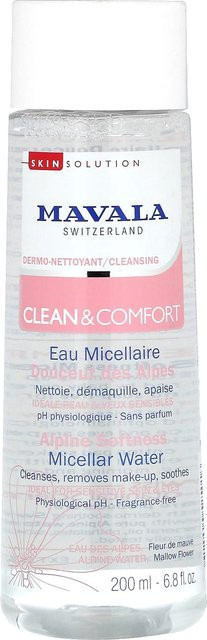 Mavala Clean & Comfort Mizellenwasser, 200 ml, für empfindliche Haut - Bild 1