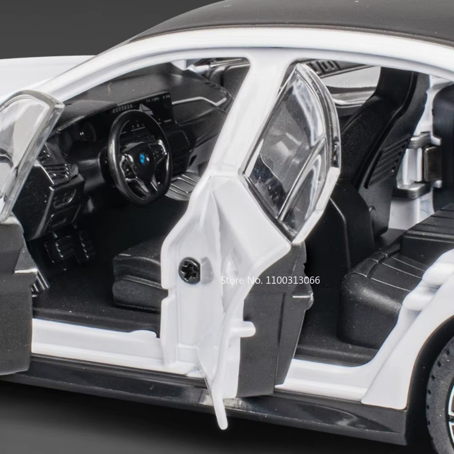 MAKEDA 5er-Serie 530Li A6L Spielzeugautos, Miniaturmodell, Maßstab 1:24, mit leichter Musik, Türen können geöffnet werden - Bild 3