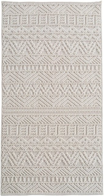 Ayyildiz Flachgewebeteppich Helix in Creme und Beige mit modernem Design, Breite: 80 cm, Länge: 150 cm - Bild 1