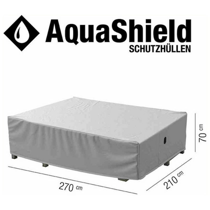 Siena Garden AquaShield Lounge-Schutzhülle für Ecksofas, Grau, B/T/H: 270 x 210 x 70 cm - Bild 3