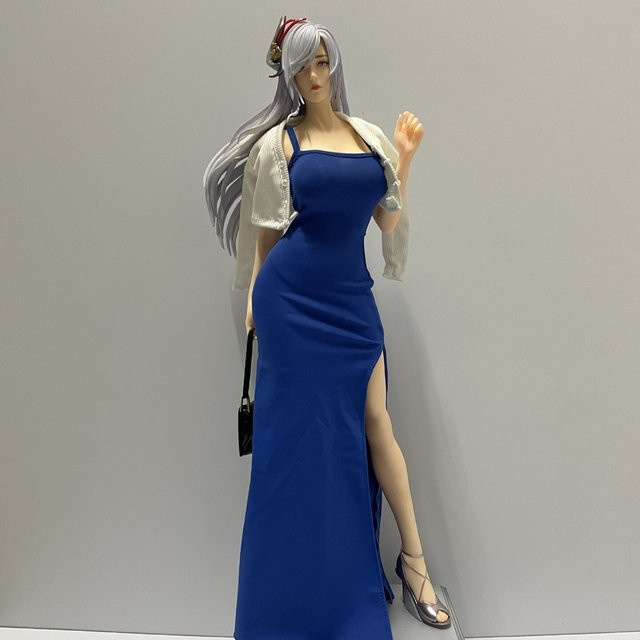 Bandai Anime Shenhe, Actionfigur, Blaues Kleid, Mädchen, Einzelfigur - Bild 1