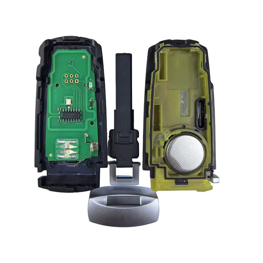 Jingxin Auto Fernbedienung Schlüssel für VW Passat B6 3C B7 Magotan CC, 48 Chip 3C0959752BA, 434,4 MHz, 3 Tasten Flip Smart Key, Schwarz - Bild 2
