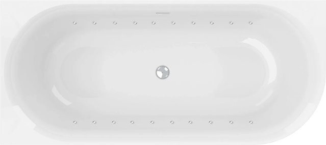 Ottofond Whirlpool Mince Corner R mit Light-System in Weiß, B: 170 cm, T: 75 cm - Bild 1
