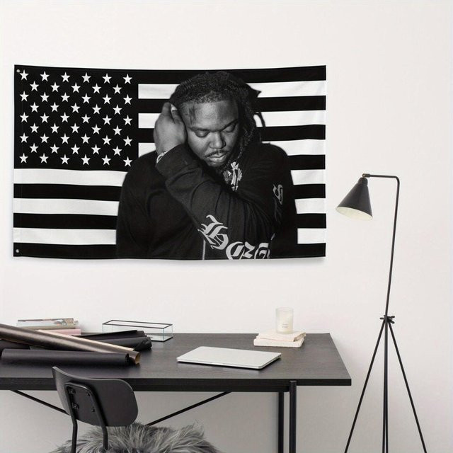LUCKI Wandteppich Amerikanische Flagge aus Polyester, B/H: 74 x 94 cm - Bild 1