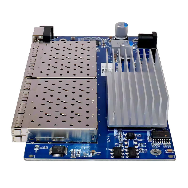 HICOMDATA L3 Managed Network Switch mit 8 x 10-Gigabit SFP+ Ports in Blau, unterstützt DHCP, dynamisches Routing, VLAN und Port-Aggregation - Bild 3