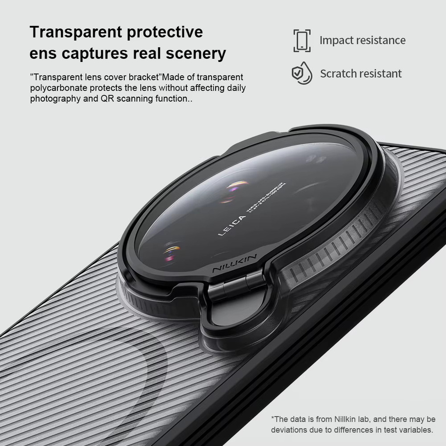 Nillkin Camshield Prop Cover Magnetische Hülle für Xiaomi Mi 17 Ultra 5G in Schwarz mit Kameraständer und Objektivschutz - Bild 6
