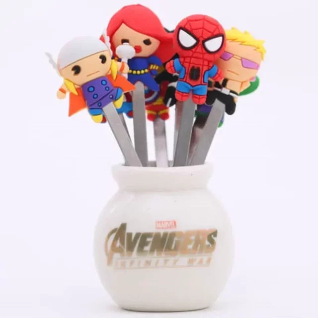 Hasbro Marvel Avengers Obstgabel-Set, 8-teiliges Set - Bild 1