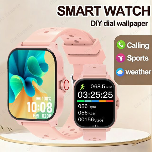 Ola Esporte Smartwatch, Pink, Silikon, Unisex - Bild 1