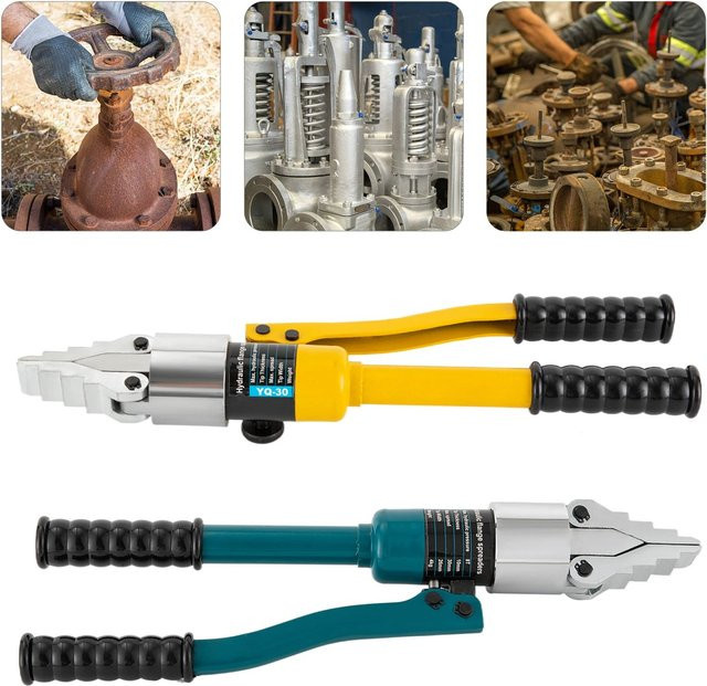 CNCEST YQ-30 8T Tragbares hydraulisches Spreiz-Trennset Blau/Gelb - Bild 1