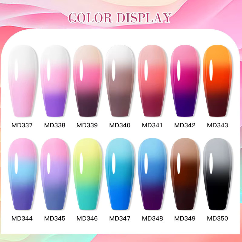 MSRUIOO Thermogel-Nagellack, 8 ml, Glänzend, Gel - Bild 5