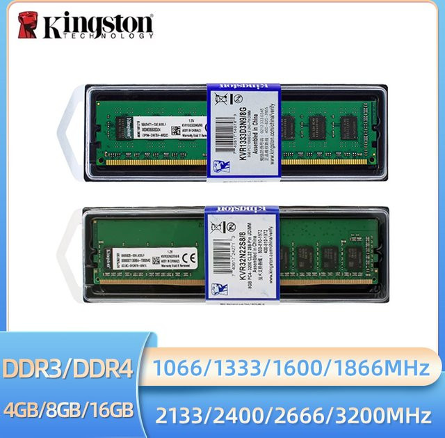 Kingston DDR3 Desktop-Arbeitsspeicher Nicht-ECC-DIMM in Grün - Bild 1