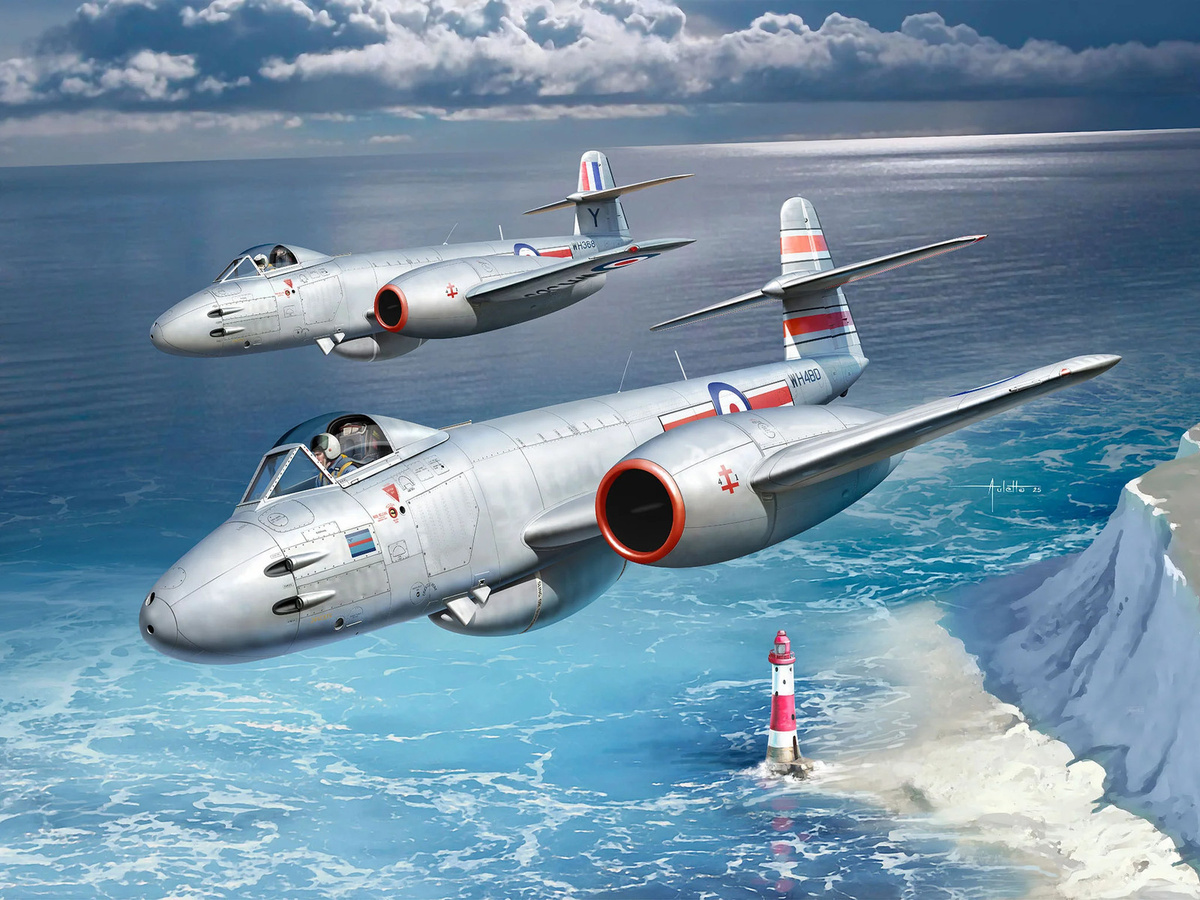 Revell Gloster Meteor F.8/FR.9 - First Edition, Modellbau, 1:32 - Bild 2