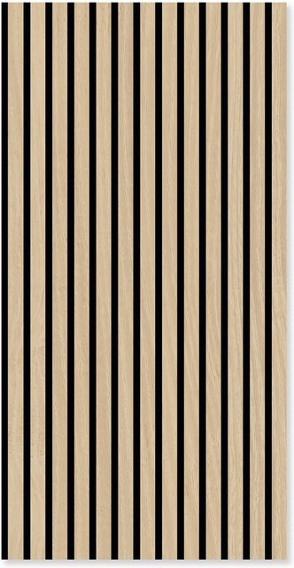 Jangal Wandpaneel Modular Wall Fanal Eiche Furnier B: 52 cm, H: 104 cm - Bild 1