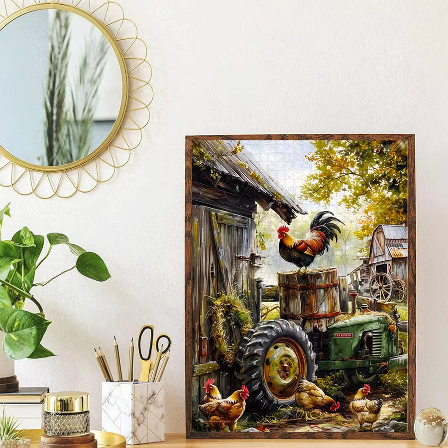 AZNM Bauernhofszene Puzzle, 1.000 Teile - Bild 5