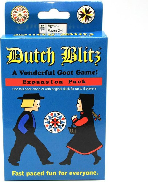 QLeisure Game Dutch Blitz Basic Plus Erweiterung Spielkarte blau ab 8 Jahren - Bild 1