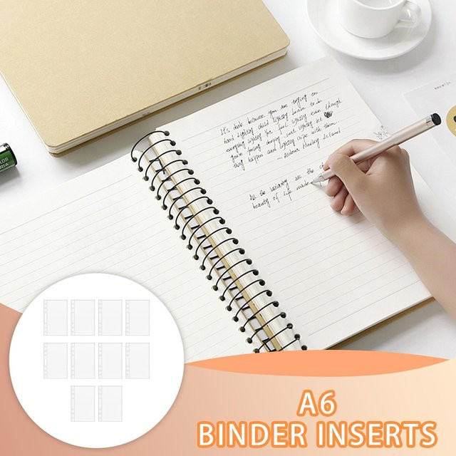 10 Stück transparente A6 Top-Loading Schutzhüllen aus Kunststoff für Bargeld-Organizer und Visitenkarten-Tracker - Bild 1