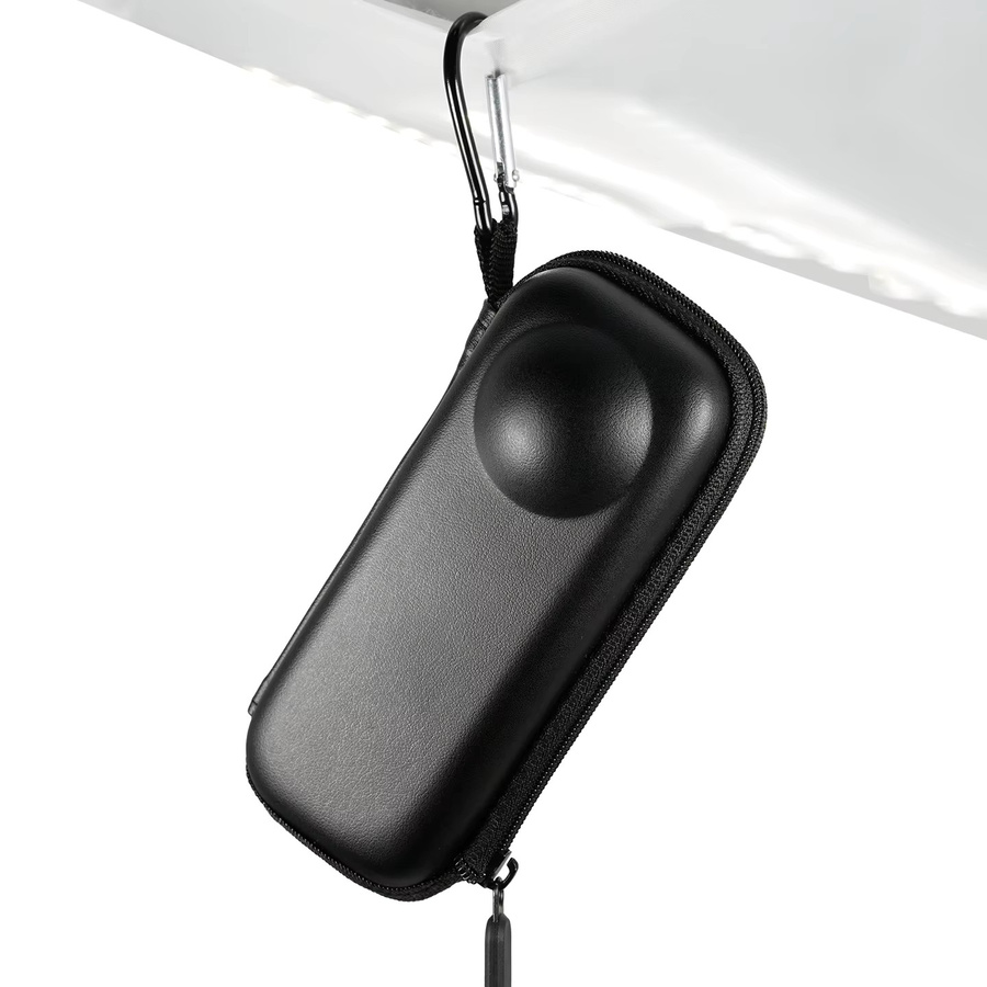 FEICHAO Mini Tragetasche in Schwarz für DJI Osmo Action 5 Pro, 4, 3 und Insta360 Go 3, 3S als Anti-Drop Schutzbox und Aufbewahrungslösung - Bild 2