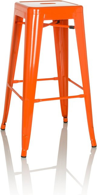 hjh OFFICE Barhocker VANTAGGIO HIGH Metall ohne Armlehnen im Industry-Look - Bild 1