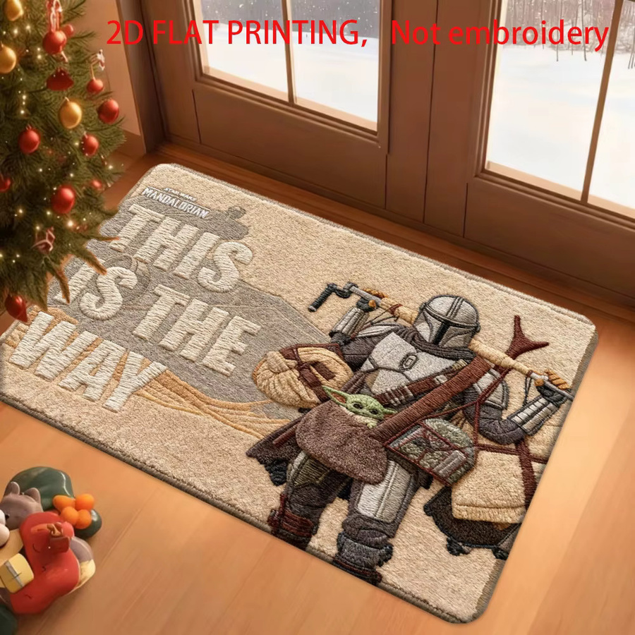 Beast Kingdom Star Wars The Mandalorian Fußmatte aus Polyester mit 2D-Flachdruck in Multicolour - Bild 5