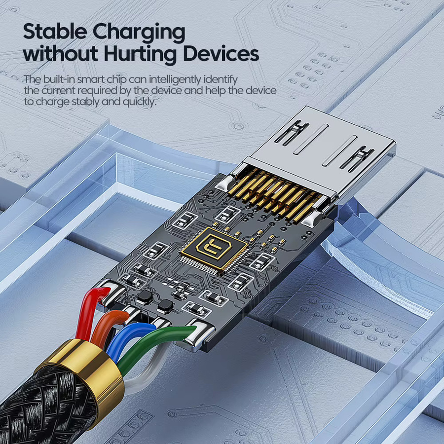 Toocki Micro-USB-Kabel in Schwarz mit 2,4 A Schnellladefunktion für PD und QC zur Datenübertragung - Bild 6