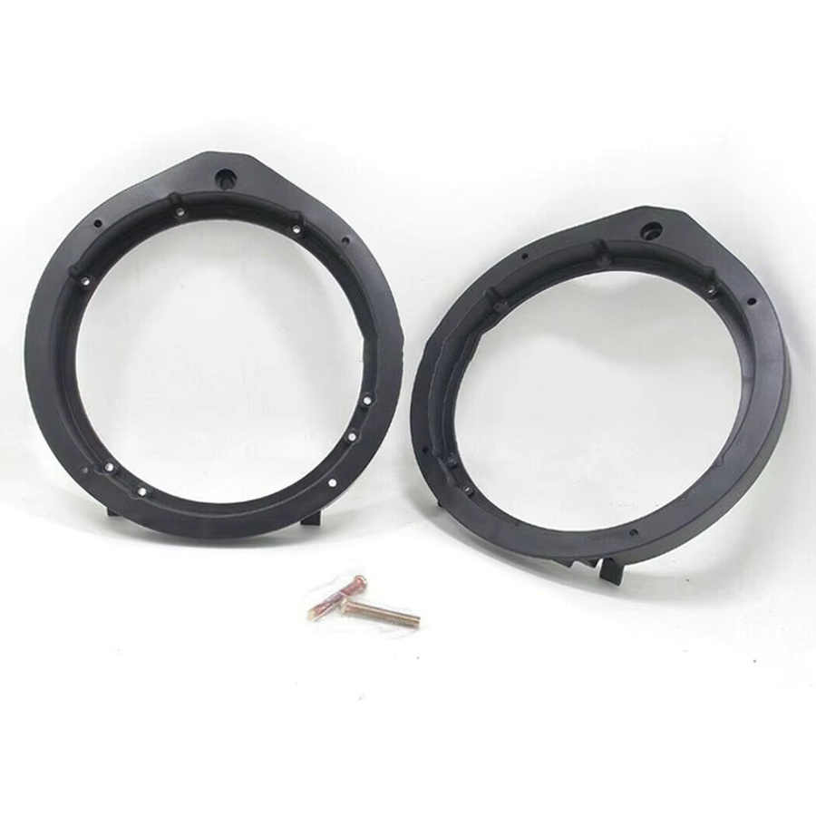 2 Paar 6,5 Zoll Lautsprecher Adapterplatine mit Kabelbaum für Honda Civic in Schwarz - Bild 2
