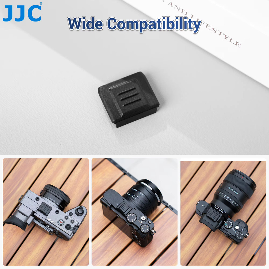 JJC Multi Interface MI Blitzschuh in Schwarz für Sony A7CR A7C II RX1R III ZV-E1 ZV-1 II ZV-E10 A9 III II A6700 A6600 A6500 A6400 A6300 A6100 - Bild 3