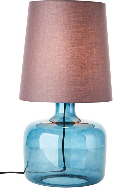 Brilliant Tischleuchte Hydra in Taupe und Dunkelblau mit Glaselementen, Höhe: 57 cm - Bild 1