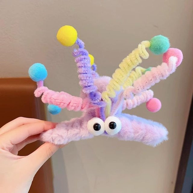 HEFLASHOR Haarspange Plüsch, Damen - Bild 1