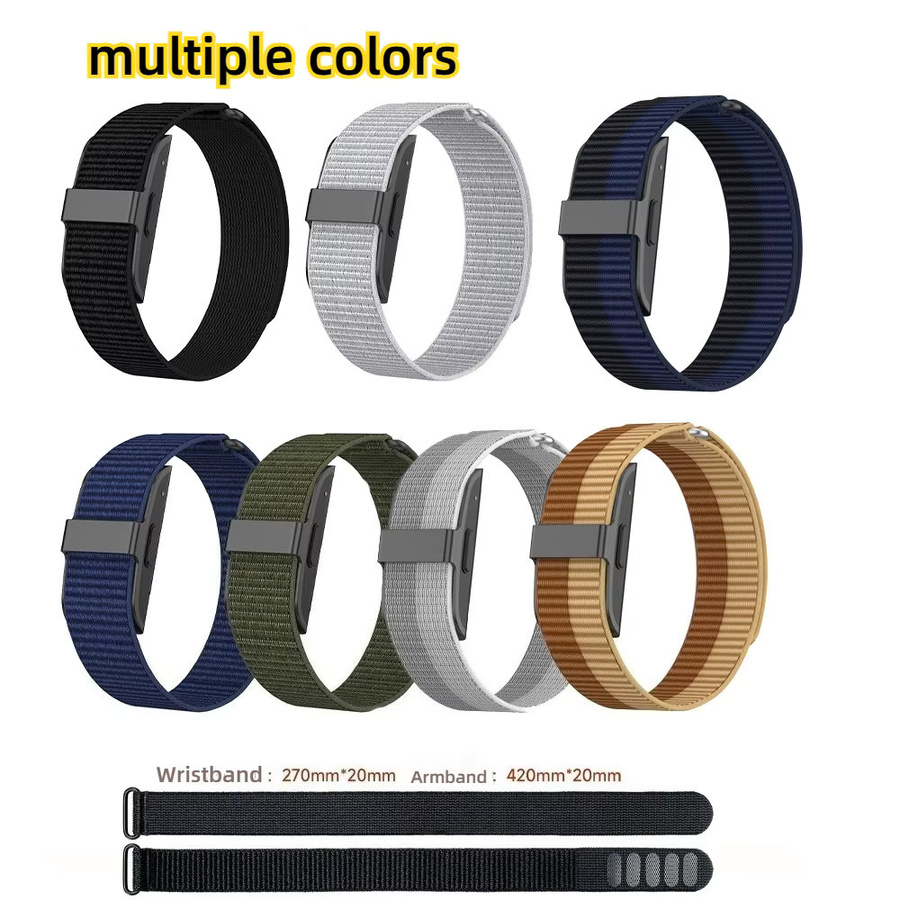 Hume Health Uhrenarmband Nylon, Schwarz, Unisex - Bild 2