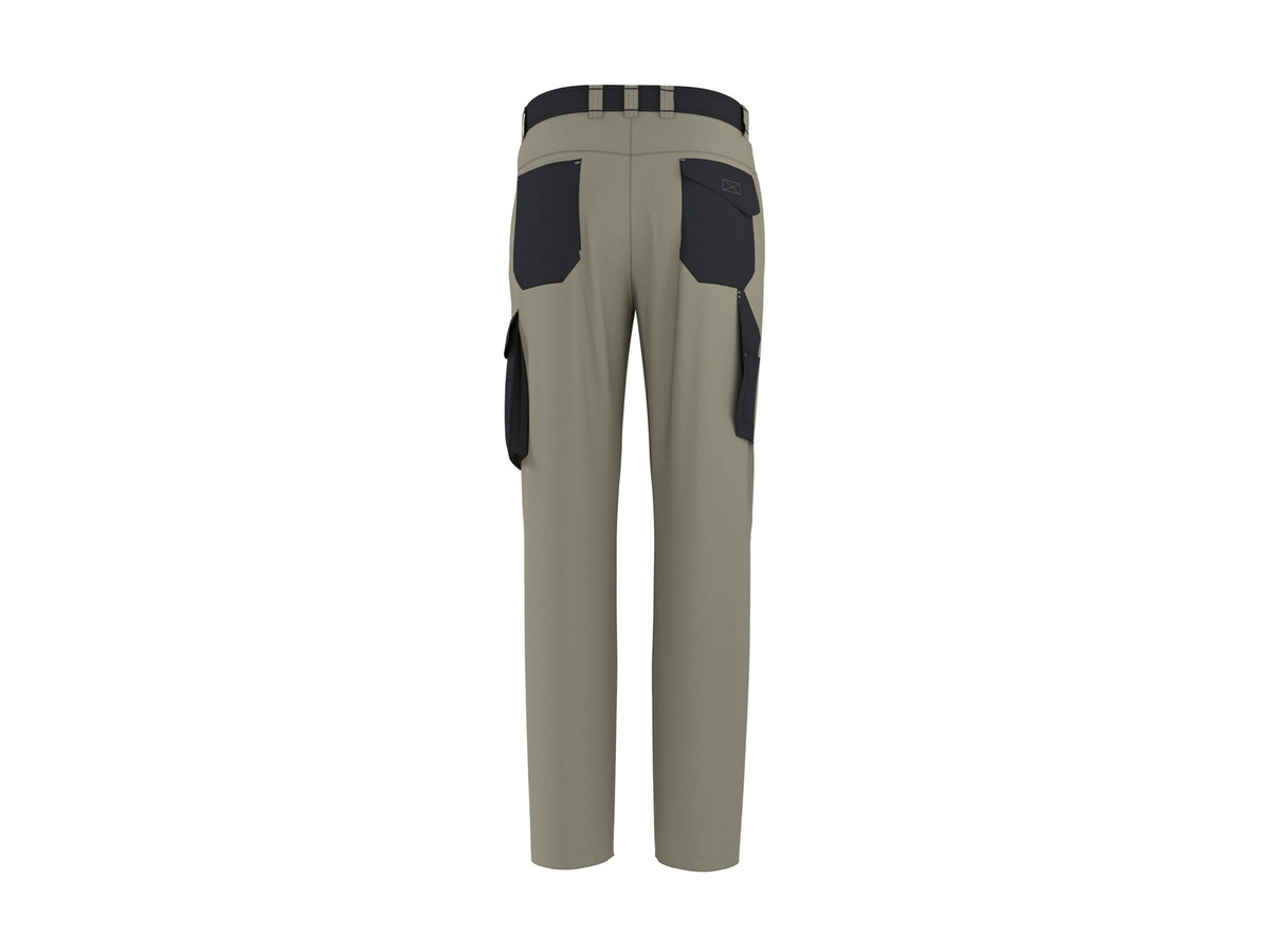 Parkside Herren Arbeitsbundhose aus Poly-Cotton in Beige mit Kniepolstertaschen - Bild 2