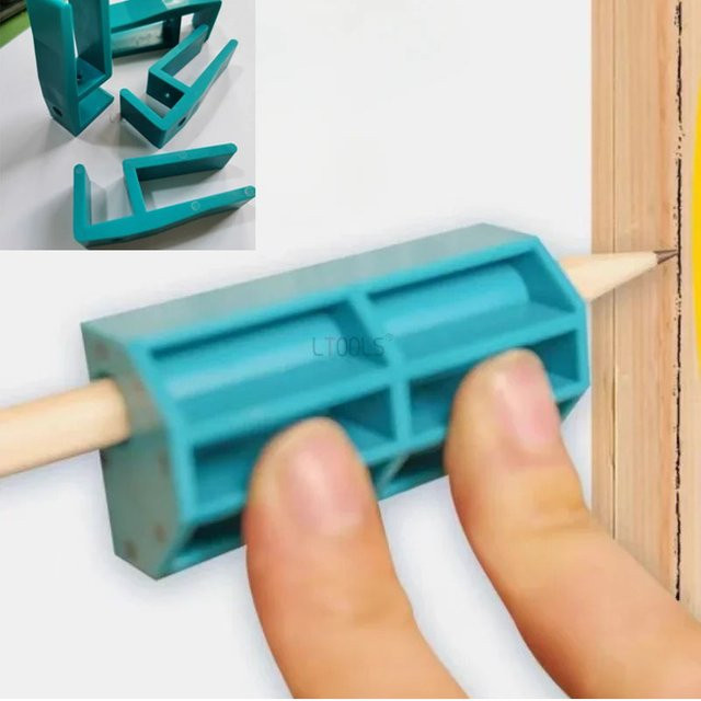 LTOOLS Multi-Marin-Parallelschreiber und Markierungslehre für die Holzbearbeitung, Türkis - Bild 1