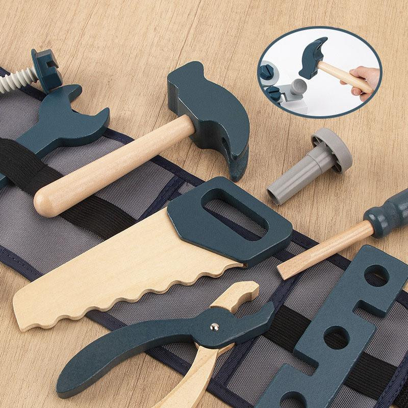 Linyi toy Feuerwehr Holz Rollenspiel Spielzeug - Bild 3
