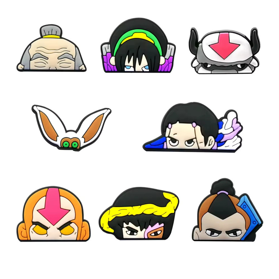 Hot Toys Charms, 8 Stück, Cartoon-Schuh-Charms, PVC - Bild 2