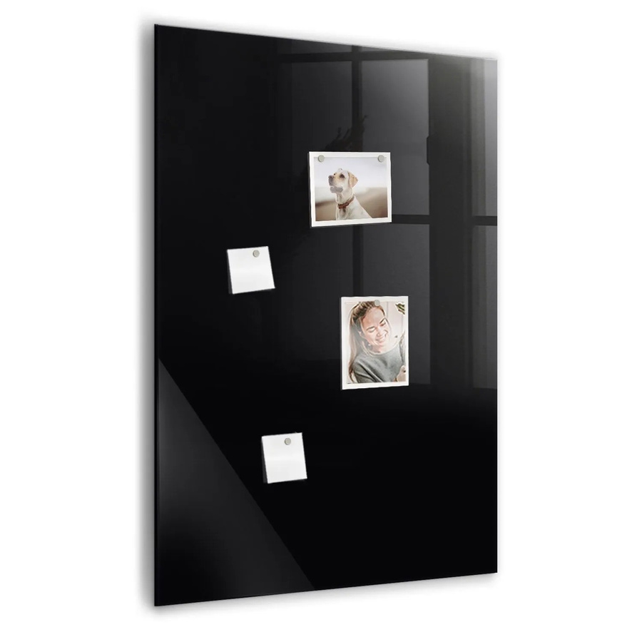 Tulup Magnetisches Glassboard Beschreibbare Magnettafel Schwarz B: 100 cm, H: 70 cm - Bild 2