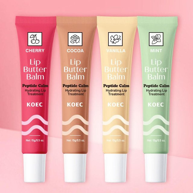 KOEC Lippenbalsam Cherry, Peptide, Glänzend, Unisex - Bild 1