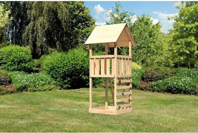 Karibu Spielturm Lotti und Kletterwand Eco - Bild 1