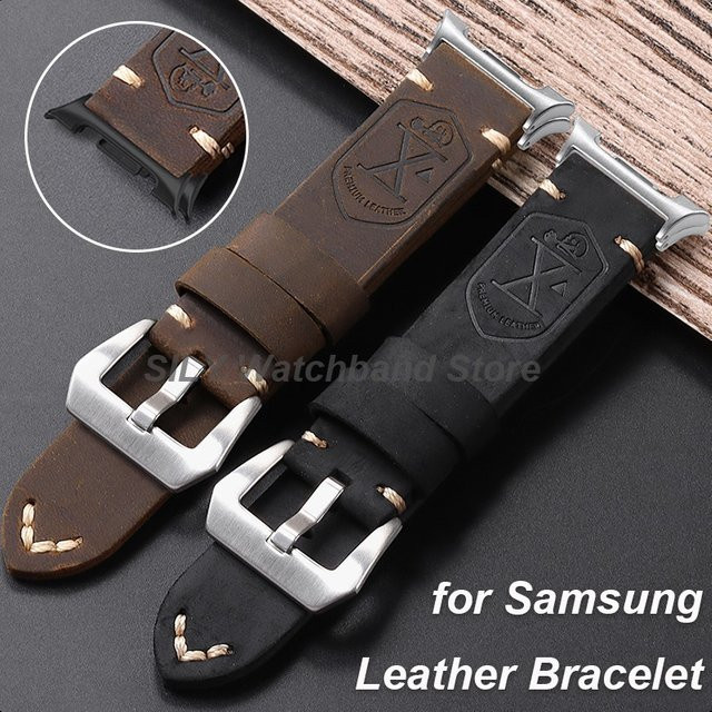 Uhrenarmband asukaband, Rindsleder, Herren, für Samsung Galaxy Watch 8 40/44 mm - Bild 1