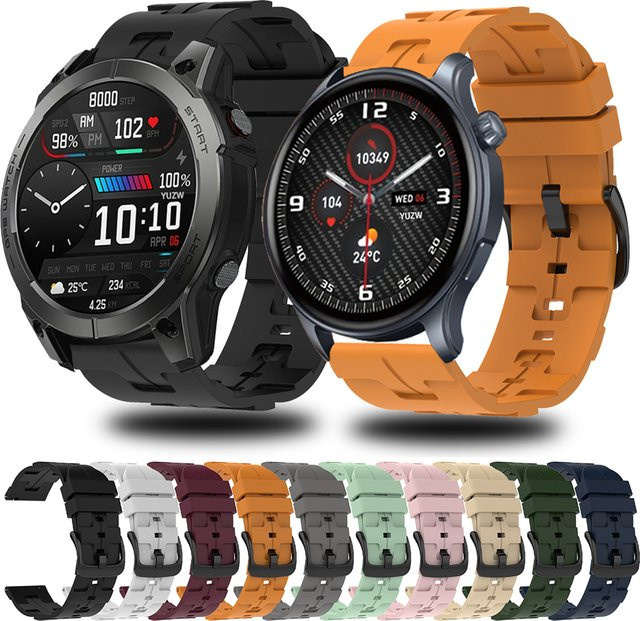 Zeblaze Uhrenarmband Silikon, 22 mm, Unisex - Bild 1