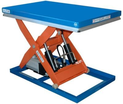 Edmo Lift Scherenhubtisch CL 2000 in Blau und Orange mit 2000 kg Tragkraft - Bild 1