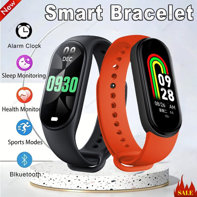 Ola Esporte Smart Watch Fitness Armband in Schwarz mit Bluetooth, Wasserdichtigkeit und Gesundheitsmonitor - Bild 1