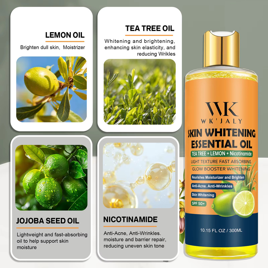 WK JALY Körperöl mit Niacinamid, 300 ml, Unisex - Bild 5