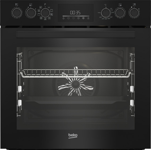 Beko Einbauherdset BBUM17341BE in Schwarz mit Induktionskochfeld und Backofen, Energieeffizienzklasse A+ - Bild 1