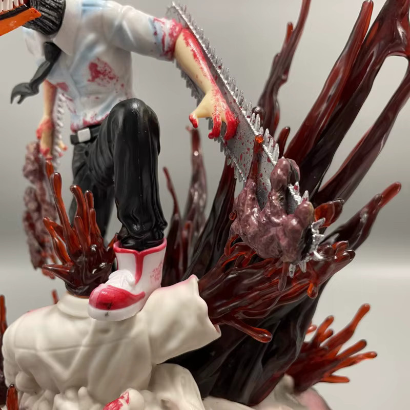 Crunchyroll Chainsaw Man Denji Actionfigur Statue, Desktop-Ornament - Bild 3