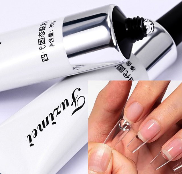 HotPress Nagelverlängerungsgel, Klar, Glänzend, 30 g - Bild 1