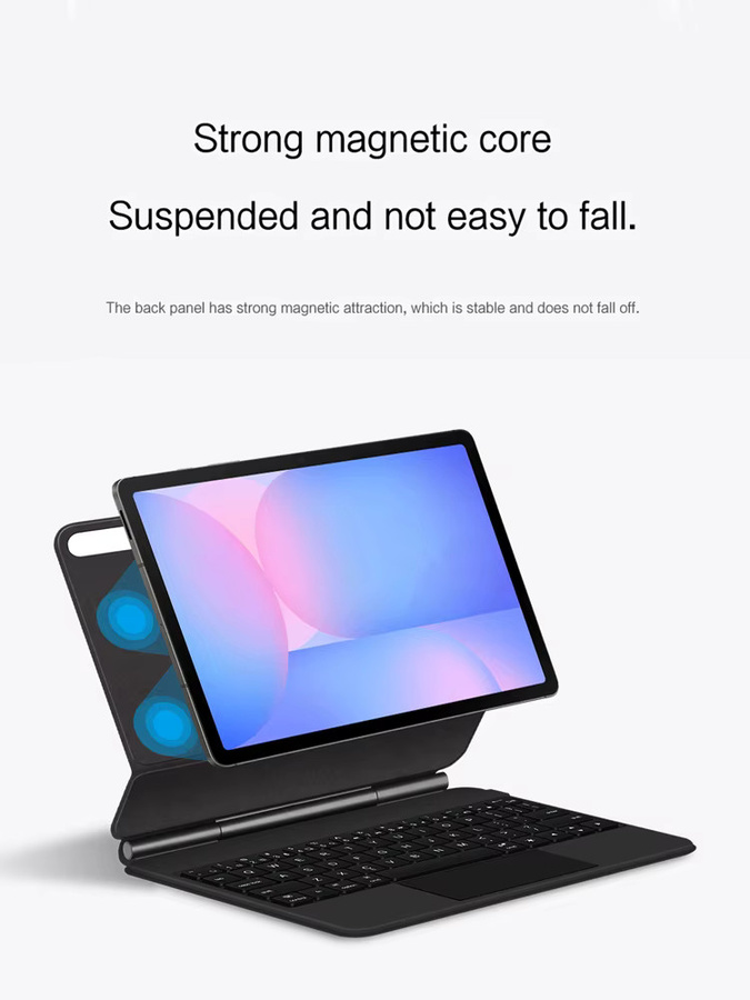 Samsung Smart Cover Folio Tastatur Hülle für Galaxy Tab S10 FE 10,9 Zoll, Tab S7 S8 S9 FE 11 Zoll und S10 Lite in Schwarz oder Weiß - Bild 7