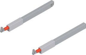 Blum Längsreling für TANDEMBOX antaro Frontauszug, Nennlänge 300 mm, Weissaluminium - Bild 1