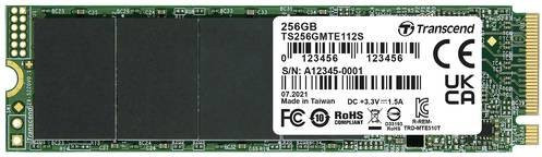 Transcend 112S M.2 NVMe PCIe SSD 256GB Schwarz TS256GMTE112S - Bild 1