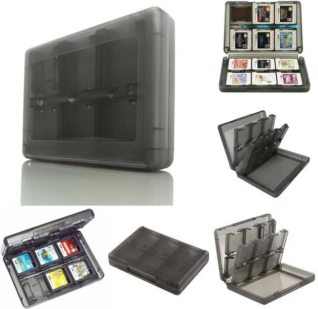 Nintendo Spielkarten-Etui 28-in-1 Aufbewahrungsbox für NEW 3DS, DSi XL, DSi LL und DS Lite in Rot - Bild 1