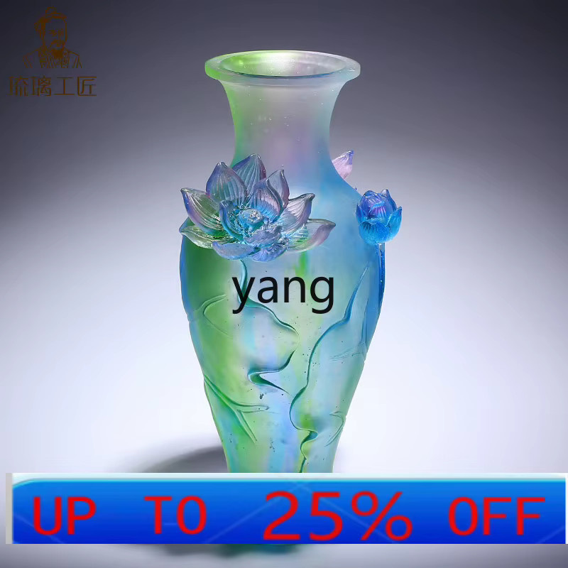 LTT Antike Lotus-Vase mit Buddha als dekoratives Keramik-Ornament für dein Zen-Wohnzimmer - Bild 2