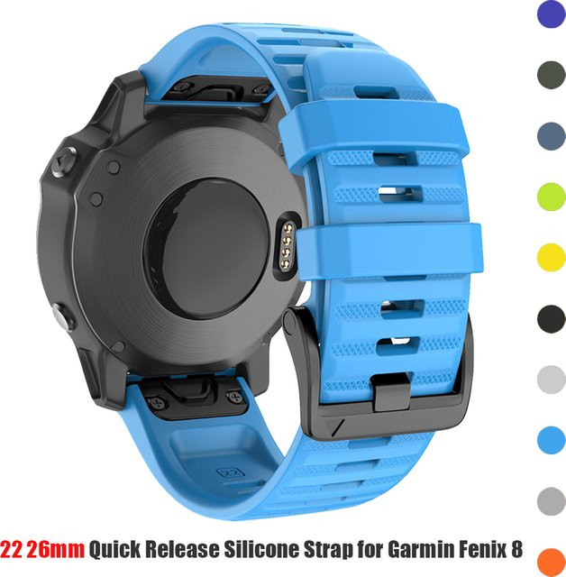 Uhrenarmband Silikon, Sport QuickFit, Unisex, Bunt - Bild 1
